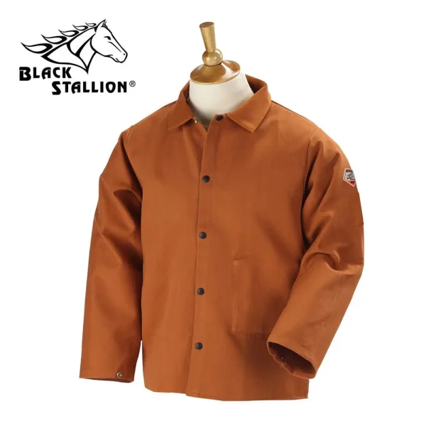 Revco FB2-30C 30″, 12 oz. Brown TruGuard™ 200 FR Cotton Welding Jacket (1 Jacket)