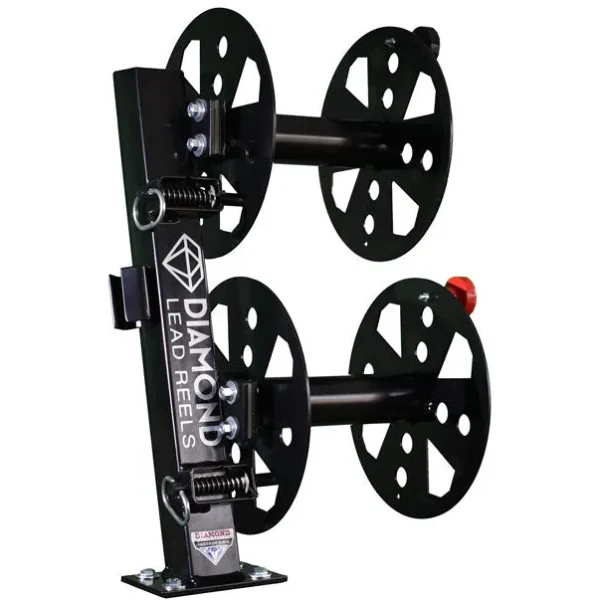 Diamond Welding Lead Reel – 10 Inch Fixed Base Double FBD10BLK