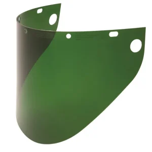 Fibre-Metal 4199 .060″ 9-3/4×19″ Dark Green Extended View Faceshield Window (Box of 12)