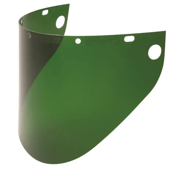 Fibre-Metal 4199 .060″ 9-3/4×19″ Dark Green Extended View Faceshield Window (Box of 12)