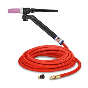 CK Worldwide TIG Torch #17 – 3 Series FL150 (Gas Cooled) (CK-FL1525SF) W/ 25ft. Super Flex Cable