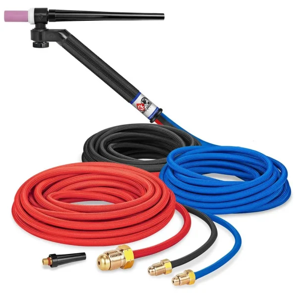 CK Worldwide TIG Torch FL230 – Water Cooled 2 Series (CK-FL2325SF) W/ 25ft. Super Flex Cable