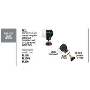 CK Worldwide FlexLoc™ Head – Gas Cooled or Water Cooled (FL2L)