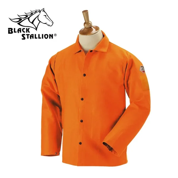 Revco FO9-30C 30″, 9 oz. Orange TruGuard™ 200 FR Cotton Welding Jaket (1 Jaket)