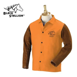 Revco FO9-30C/BS 30″ Orange FR Cotton & Cowhide Hybrid Welding Jacket (1 Jacket)