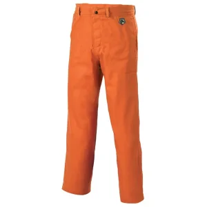 Black Stallion Welding Pants – FR Orange Cotton FO9-32P