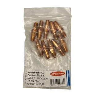 Fronius Aluminum MTG 320i Contact Tip .035″, 10/pk – 42,0001,4750,10