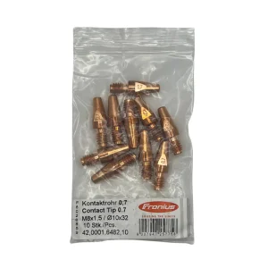Fronius Steel MTG 320i Contact Tip .027″, 10/pk – 42,0001,6482,10