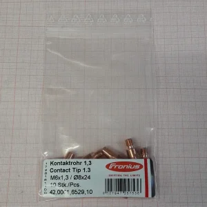 Fronius M6 Contact Tip 1.3mm – Pack of 10 (42,0001,6529,10)