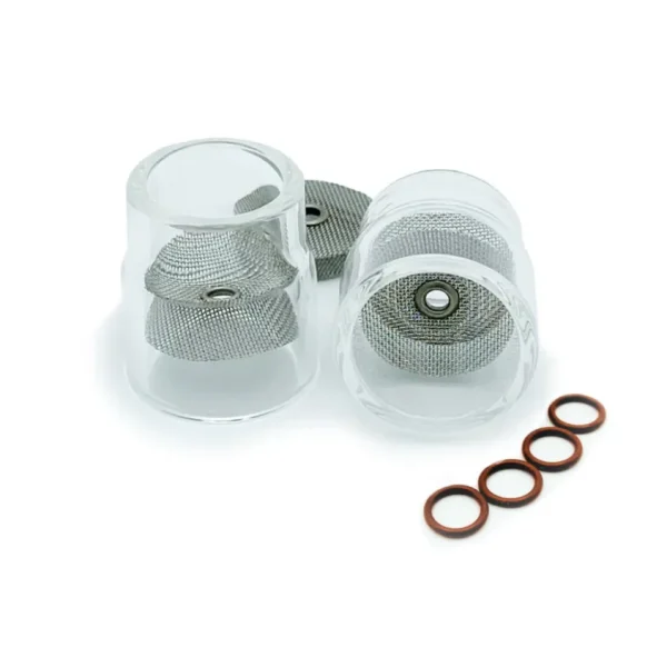 Furick #12 Glass TIG Cup Kit (for #9/20 and #17/18/26 style torches) 2/PK