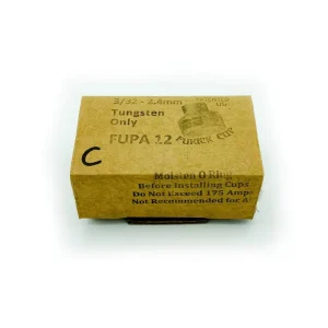 Furick #12 Glass TIG Cup Kit (for #9/20 and #17/18/26 style torches) 2/PK