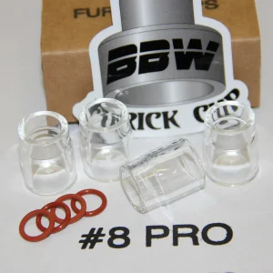 Furick Cup #8 Pro Pyrex Cups, 4/pk – 8PRO4