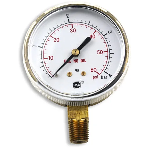 Smith Replacement Gauge – 2.5 inch, 0-60 PSIG GA029-07