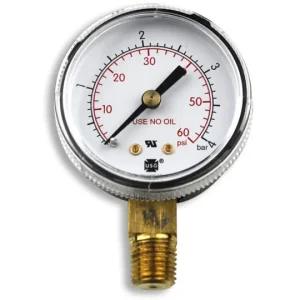 Smith Replacement Gauge – 2 inch, 0-60 PSIG GA135-03