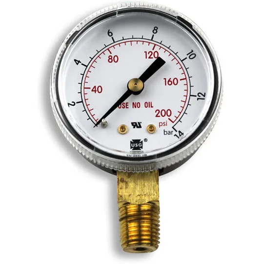 Smith Replacement Gauge – 2 inch, 0-200 PSIG GA140-03