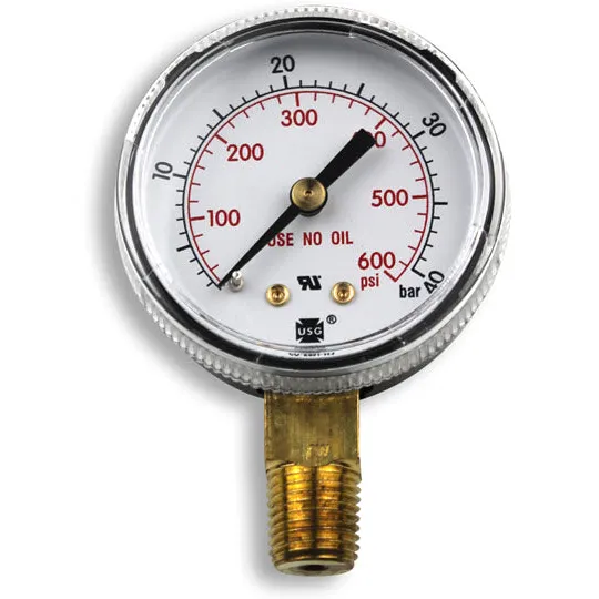 Smith Replacement Gauge – 2 inch, 0-600 PSIG GA142-03