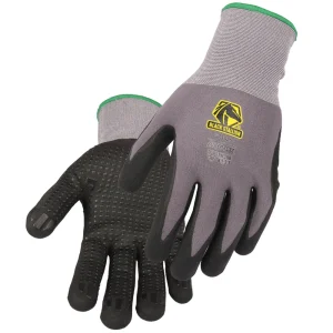 Black Stallion AccuFlex Water Repellant Double Latex Knit Glove 12/pk – GC2534-BL