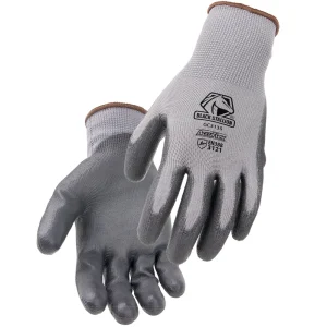 Black Stallion GC3135-GY-LRG AccuFlex 13-Gauge PU-Coated Poly Knit Glove, Large, 12/PACK