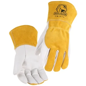 Black Stallion Cowhide Leather MIG Welding Gloves GM1615-WT