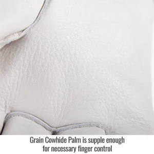 Black Stallion Cowhide Leather MIG Welding Gloves GM1615-WT