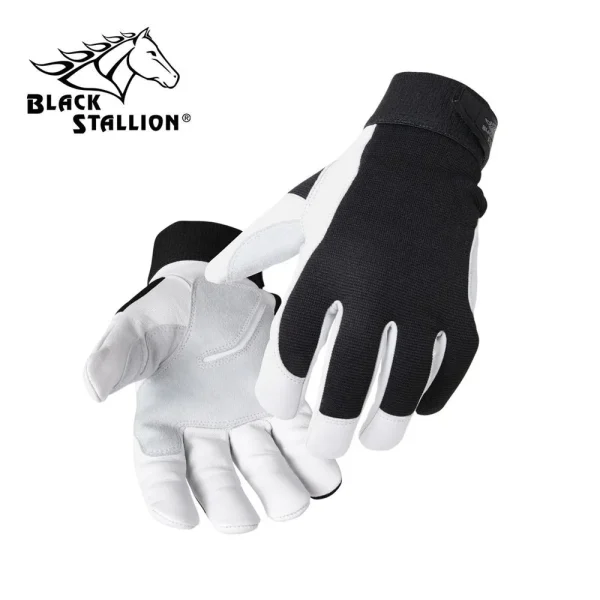 Revco GX3020-BW Black/White FlexHand™ Goatskin Mechanic’s Glove (1 Pair)