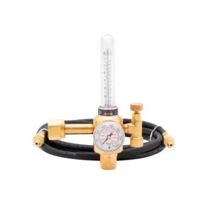 Harris® 355-2AR-58010 Medium/Heavy Duty Single Stage Argon Flowgauge Kit 10′ Hose #4400235
