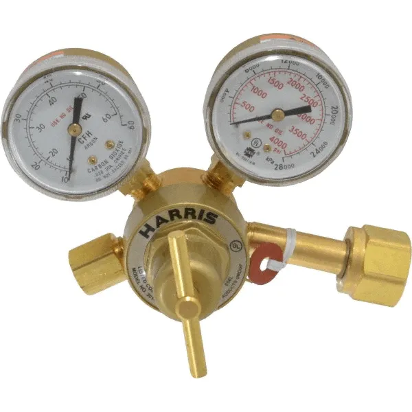 HARRIS Heavy Duty Carbon Dioxide Single Stage Flowgauge Regulator 301-CD60-320 – 3000164