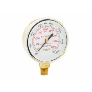 Harris Products Gauge 2-1/2 4000# Brass |9006050