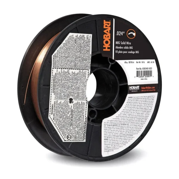 Hobart 024″ ER70S-6 HB-28 Copper Coated Weld Wire 10# – S305401-022