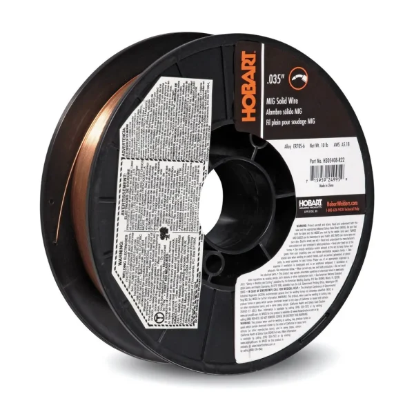 Hobart 035″ ER70S-6 HB-28 Copper Coated Weld Wire 10# – S305408-022