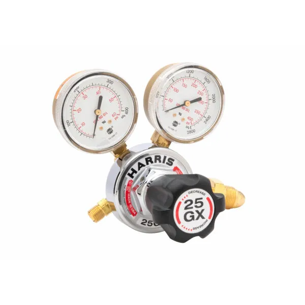 Harris 25GX-50-510P Medium/Heavy Duty Propane/Propylene Gas Regulator