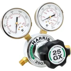 Harris 25GX-145-540 Medium/Heavy Duty Oxygen Gas Regulator