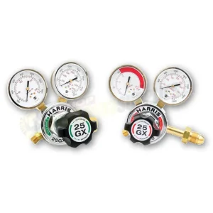Harris Regulator PAIR Pack 25GX-145-540 AND 25GX-15-510 Oxygen and Acetylene