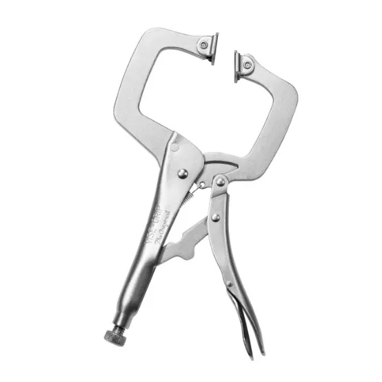 HERO TOOLS HTLPSP11 11″ C-CLAMP, LOCKING W/ SWIVEL