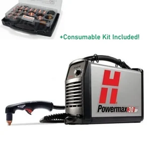 Hypertherm Powermax30 XP w/ 75° Hand Torch, 15′ Leads, Consumables (120-240V 1-PH) #088081