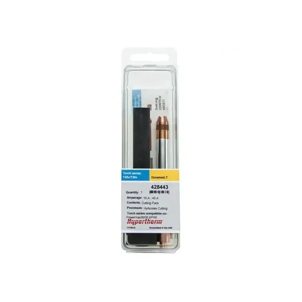 Hypertherm HyAccess Cutting Starter Pack (15-45 A) #428443 – for Powermax 30/30XP/45