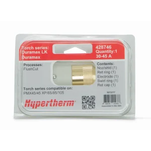Hypertherm Powermax 45A FlushCut Starter Consumable Kit – 428746