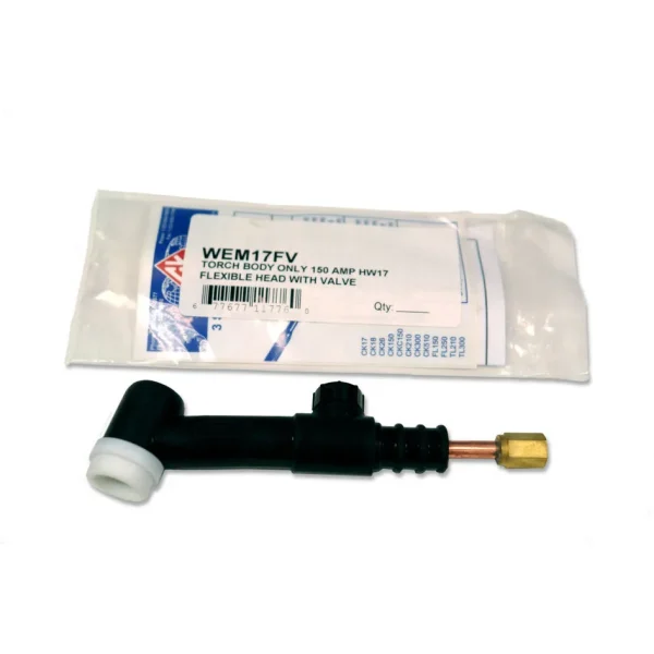 Weldmark HW17 150A Flexible Torch Head W/ Valve