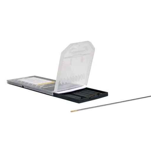 Gold Tip 1.5% Lanthanated Tungsten Electrodes – Package of 10 Electrodes (Select Diameter)