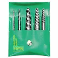 Irwin Hanson 53545 Spiral Flute Screw Extractors – 535/524 Series Set 1 SET