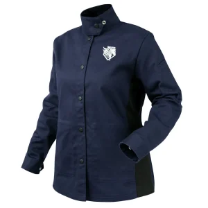Revco JF1015-NB Navy/Black AngelFire® Women’s FR Cotton Welding Jacket