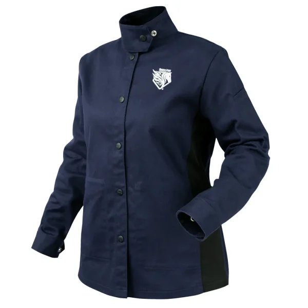 Revco JF1015-NB Navy/Black AngelFire® Women’s FR Cotton Welding Jacket