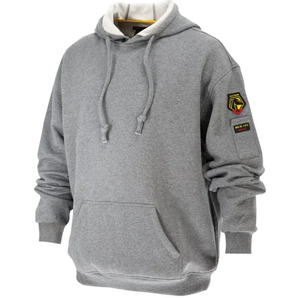 Black Stallion AR/FR Cotton Hooded Sweatshirt JF1340-GY