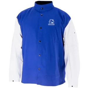 Black Stallion Grain Goatskin & FR Cotton Hybrid Welding Jacket JH3010-RB