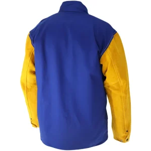 Black Stallion CORE FR Cotton/Cowhide Leather Hybrid Welding Jacket JH3040-RB