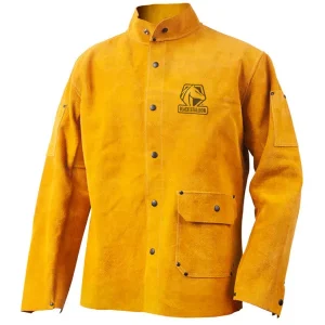 Black Stallion CORE Split Cowhide Leather Welding Jacket JL1550-TN