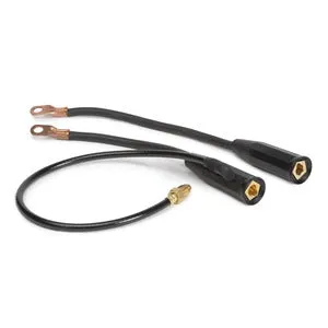 Lincoln K2505-3 TIG Torch Twist-Mate to Stud Adapter Cable, 2 ft Gas Hose