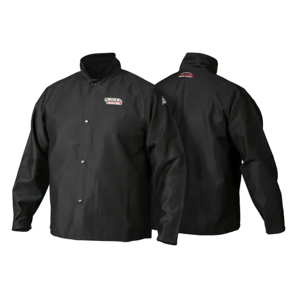 Lincoln Electric K2985-XXXL Traditional FR Cloth Welding Jacket – 3XL
