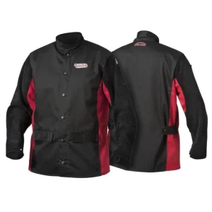 Lincoln Shadow Split Leather-Sleeved Welding Jacket K2986
