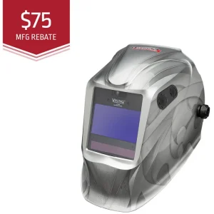 Lincoln Viking 2450 ADV Welding Helmet – Heavy Metal K3029-5